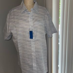 Mens short sleeve button down
